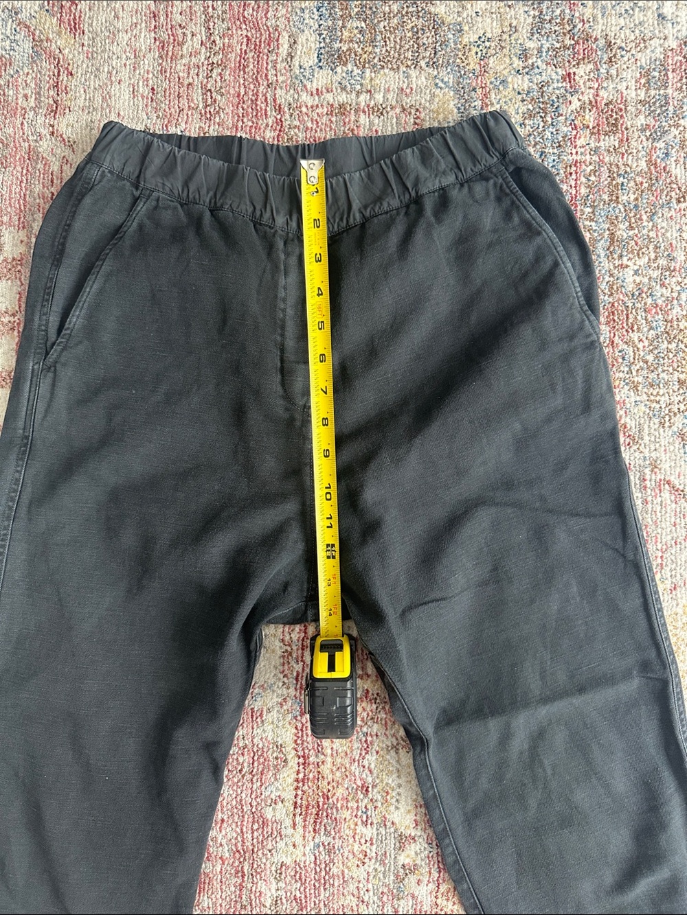 Nili Lotan Casablanca Drop Crotch Ankle Pants in Carbon-S - Picture 9 of 13